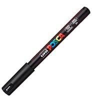 UNİ POSCA SU BAZLI POSTER MARKER 0.7 SİYAH 1MR-24