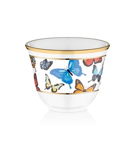 Glore Gawa Kahve Fincanı 6lı Butterfly (Desenli)