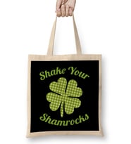 Cute & Funny Shake Your Shamrocks St Patty s Day Bez Çanta Uzun Saplı