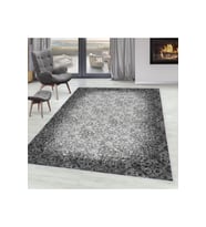 Rovigo Home Dijital Baskı Yıkanabilir Kaymaz Taban Salon Halısı RVG1571-HT245 100x200 cm (Gri)