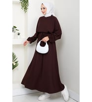 Evsan Tunik Etek Oysho İkili Takım 1650 - Kahve