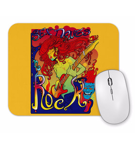 Rock İn Roll Müzik Mouse Pad