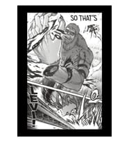 Beast Titan Manga Panel Tablo Ahşap Poster Dekoratif