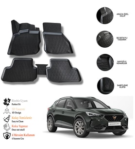 Cupra Formentor 2023 3D Havuzlu Paspas OTL
