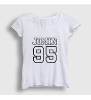Presmono Kadın Beyaz 95 K Pop Jimin Bts T-Shirt 272121tt (Beyaz)