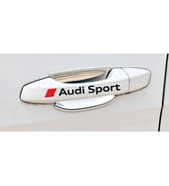 A udi Sport Kapı Kolu ve Jant sticker seti 8 adet yazı 37