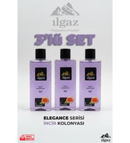 Ilgaz İncir Kolonyası 3'lü Set 80 Derece 400 ml Elegance Series