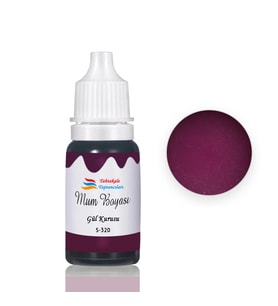 Mum Boyası Sıvı Pigment Boya 20 ML  Gül Kurusu - S320