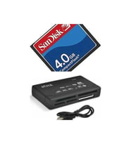PMR 4 GB COMPACT FLASH SANDİSK  HAFIZA KARTI - USB 2.0  CF KART OKUYUCU