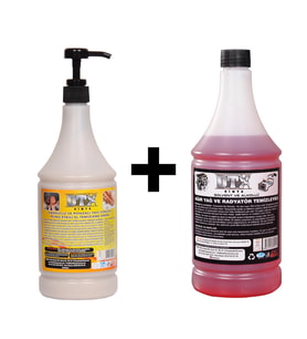 Ponza'lı (Talaşlı) El Temizleme Kremi ( Sabunu) 1 kg & Alkollü intercooler temizleme sıvısı 500 Ml