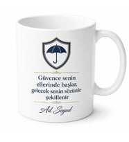 Hayat Sigortacısına Gelecek Güvencesi Emeklilik Planı Uzun Vade Kupa Hediye Bardak