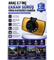 Full HD Dash Cam Gece Görüşlü G Sensörlü Araç Kamerası