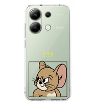 Xiaomi Redmi Note 13 4G Uyumlu Jerry Desenli Şeffaf Telefon Kılıfı