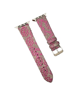 Apple Watch 38mm Creeper Desenli Kordon - Pembe