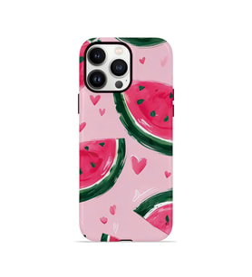 iPhone 13 Pro Vorian Çift Katmanlı MagSafe Kılıf Watermelon Hearts