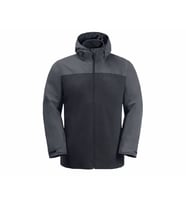 Jack Wolfskin Taubenberg 3in1 Jkt Erkek Outdoor Montu 1115311-6350 Gri