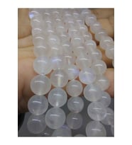 Bileklik Boy Ay Taşı Royal Quality Yansımalı Renkler Yarım Dizi 8mm (51278) (18CM UZUNLUĞUNDADIR)