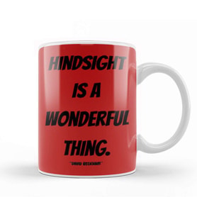 David Beckham Quotes Gift  Vintage Retro Rainbow Style Kupa Bardak Porselen