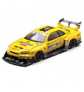 Model Araç 1/64 LB-ER34 Super Silhouette SKYLINE Sport Yellow