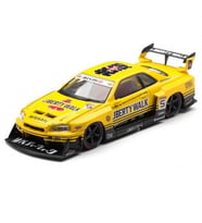 Model Araç 1/64 LB-ER34 Super Silhouette SKYLINE Sport Yellow