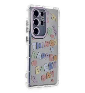 Newface Samsung Galaxy S23 Ultra Kılıf Reflexion Desenli Kapak - Desen 7