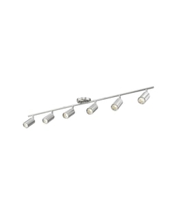Rsylight Metal İnox Kaplama 6 Lı 180 derece Hareketli Modern Günışığı Ampullü