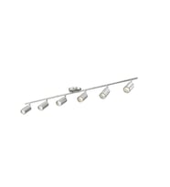 Rsylight Metal İnox Kaplama 6 Lı 180 derece Hareketli Modern Günışığı Ampullü