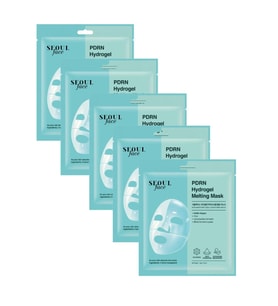 Dermal Seoul Face PDRN Hydrojel Eriyen Maske Nemlendirici Cilt Onarıcı Şeffaf Jel Maske 34 Gr 5 Adet