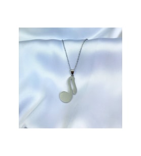 Müzik Notası Silver Kolye (Gümüş)
