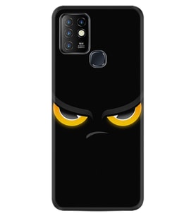 INFINIX Hot 8 9 10 11S Hot 10 Play 10T Kılıf Desemli Silikon Black Eyes 1644