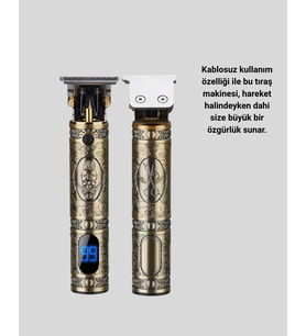 Profesyonel Tıraş Makinesi – 1-2 Saat Kesintisiz Kullanım