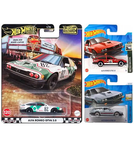 Hot Wheels 3 Araç Set - Alfa Romeo Gtv6 3.0 (1:64)