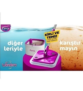 Parex Wondero Otomatik Temizlik Seti - Temiz & Kirlik Suyu Ayıran Özellik