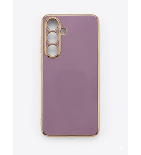 Samsung Galaxy S 24 Lila Parlak Kılıf Modeli
