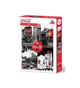 Art Puzzle 1000 Parça Siyah Beyaz'ın Kırmızılığı Cola-Cola 5933
