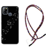 INFINIX Smart 4 5 6 Zero 8 S5 Pro Kılıf Boyun Asklı Rasta Silikon Planet 1620