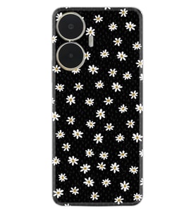 Realme C55 Kılıf Resimli Desenli Silikon Platinium Series Papatyalar 1866