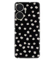 Realme C55 Kılıf Resimli Desenli Silikon Platinium Series Papatyalar 1866