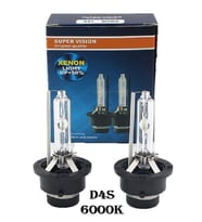 2 Adet D4S HID Xenon Far Ampulü 6000K Beyaz