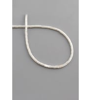 Mercan Doğal Taş Parlak Beyaz Silindir Kesim 2x4mm Dizi [AA]