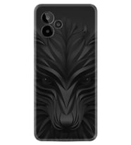 General Mobile GM 24 Pro Kılıf Resimli Desenli Baskılı Silikon Black Fox 1325