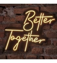 Neon Ledli Duvar Aydınlatması better togetter