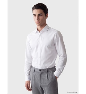 LCW BUSINESS Beyaz Regular Fit Erkek Gömlek