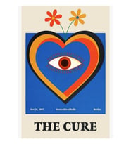 The Cure Berlin Konser Posteri Tablo Ahşap Poster Dekoratif