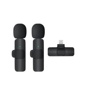 K9 Kablosuz Yaka Mikrofonu Lightning 2’li Mini Mikrofon Youtube Tik Tok 2 Adet