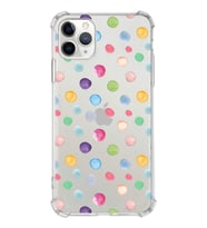 PrintiFy Apple iPhone 11 Pro Uyumlu Water Color 6 Baskılı Şeffaf Köşe Korumalı Antişok Kılıf