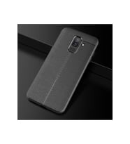 Samsung Galaxy J4 Uyumlu Kılıf Zore Niss Silikon Kapak (Siyah)
