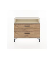 Arges Şifonyer Tek Raflı 2 Çekmeceli 88x30x80 Aytaşı-Çam