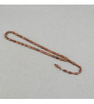Kuka Gerçek Doğal Lapisdo İmzalı Arpa Kesim 5x11mm Tesbih