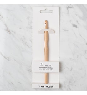 La Mia Whitewood 6 Mm 15.5 Cm Ahşap Yün Tığ